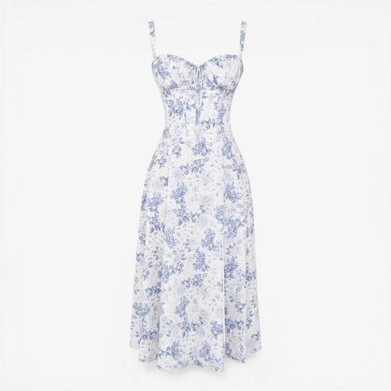 Robe midi femme sans manches