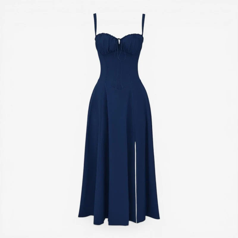 Robe midi femme sans manches