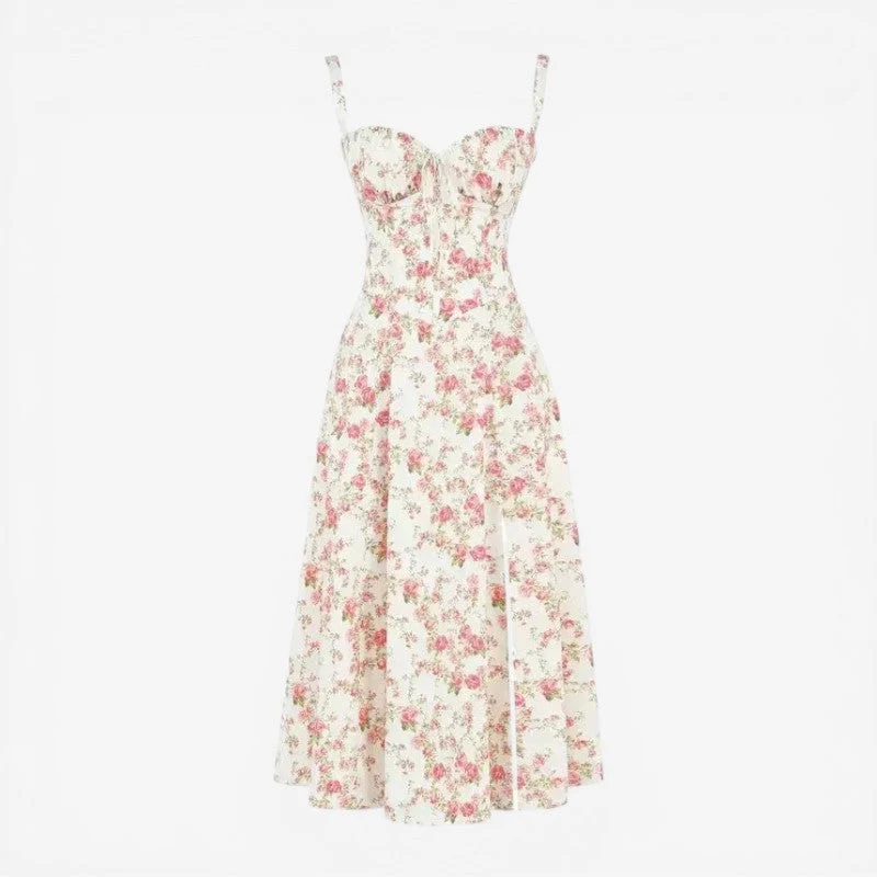Robe midi femme sans manches