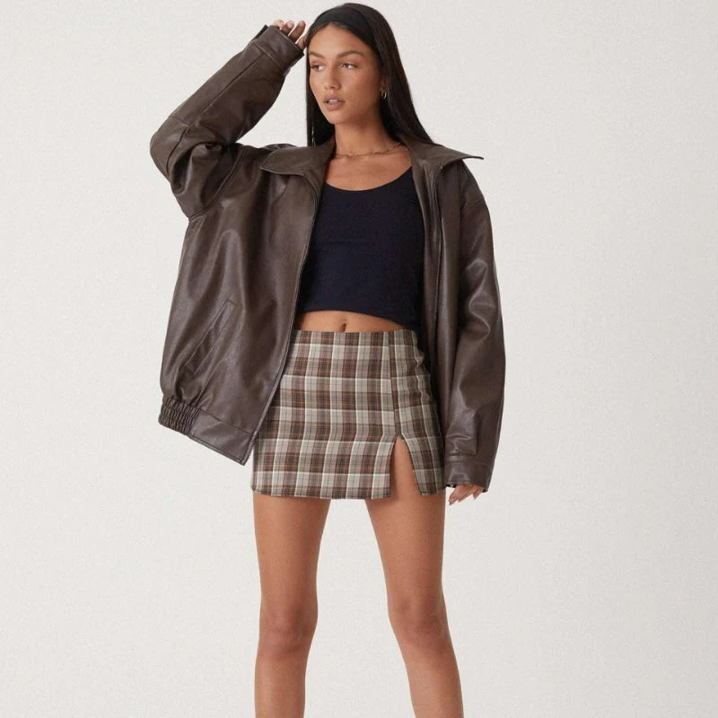Veste bomber femme à manches longues