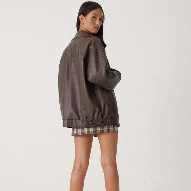 Veste bomber femme à manches longues