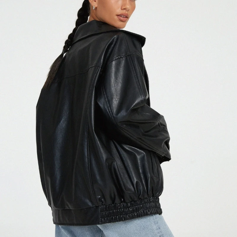 Veste bomber femme à manches longues
