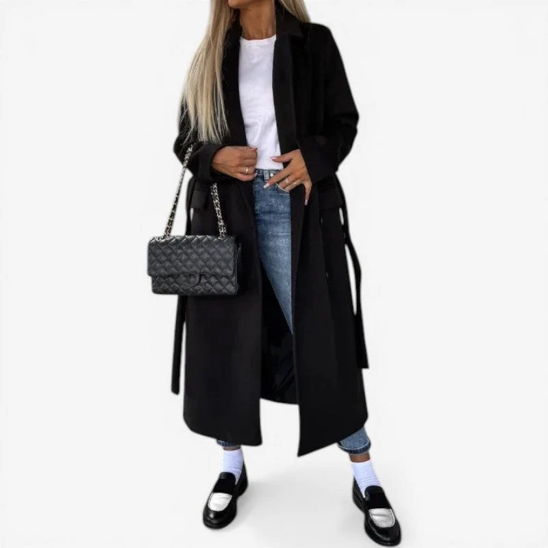 Trench manteau femme à manches longues