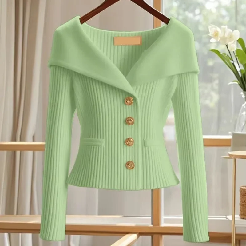 Pull épaules dénudées manches longues pour femmes