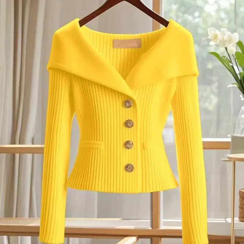 Pull épaules dénudées manches longues pour femmes