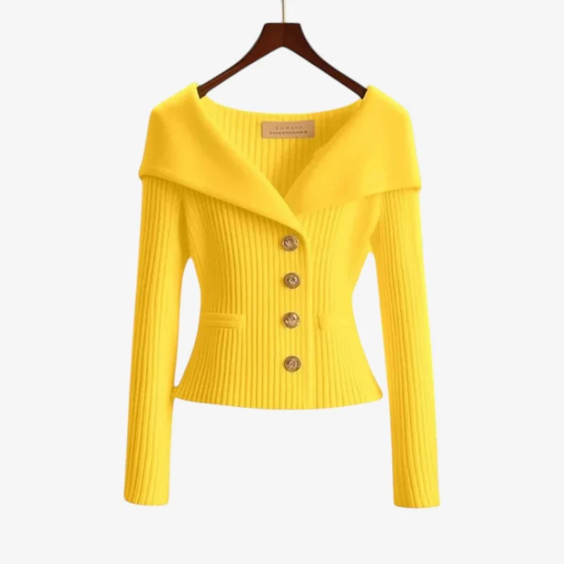 Pull épaules dénudées manches longues pour femmes