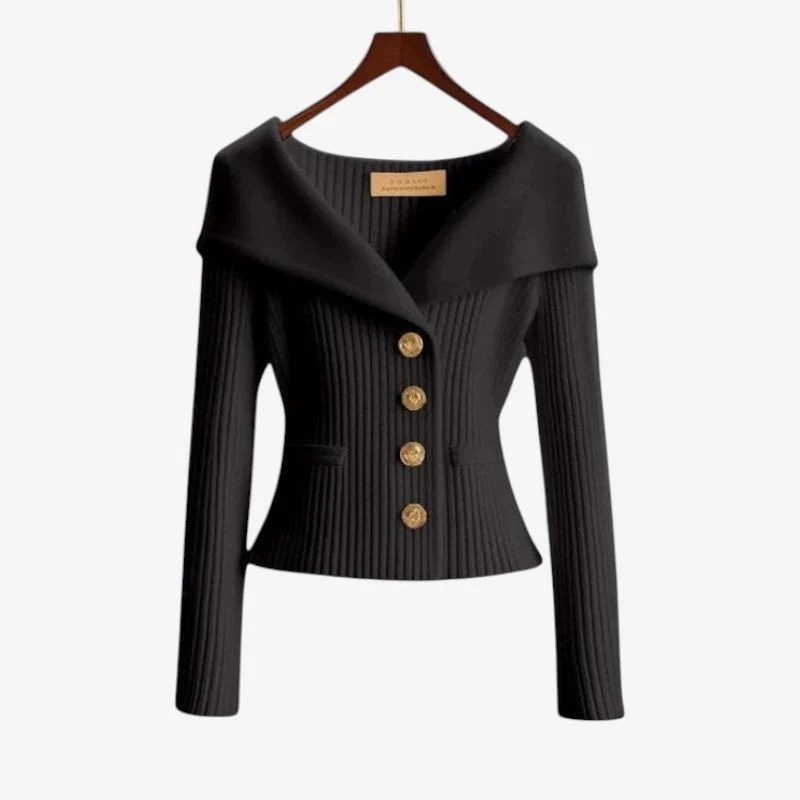 Pull épaules dénudées manches longues pour femmes