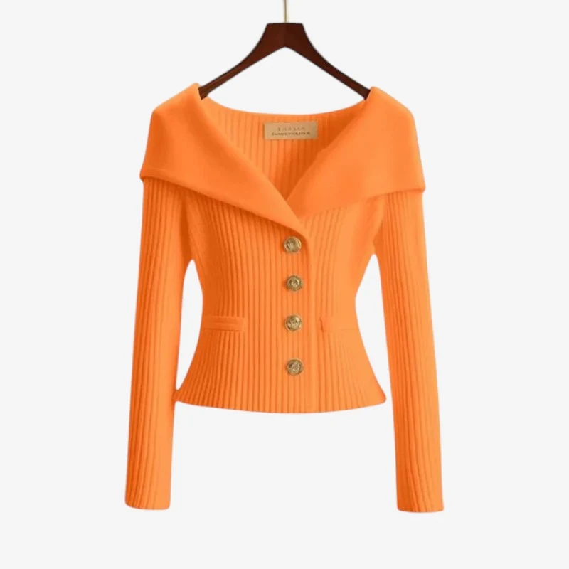 Pull épaules dénudées manches longues pour femmes
