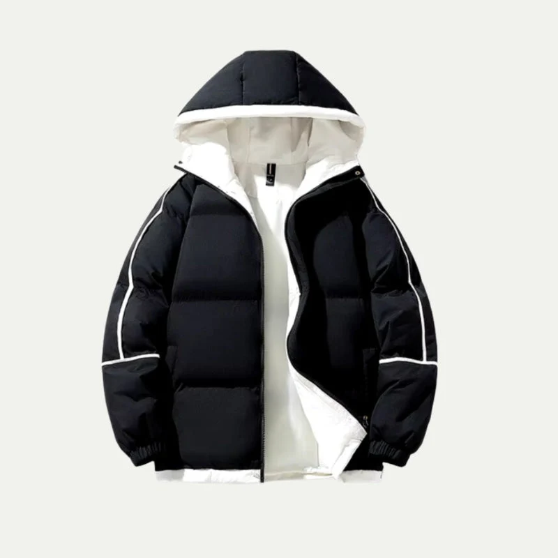 Veste à capuche épaissie pour hommes