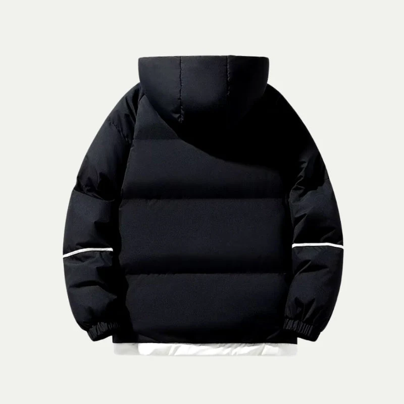 Veste à capuche épaissie pour hommes