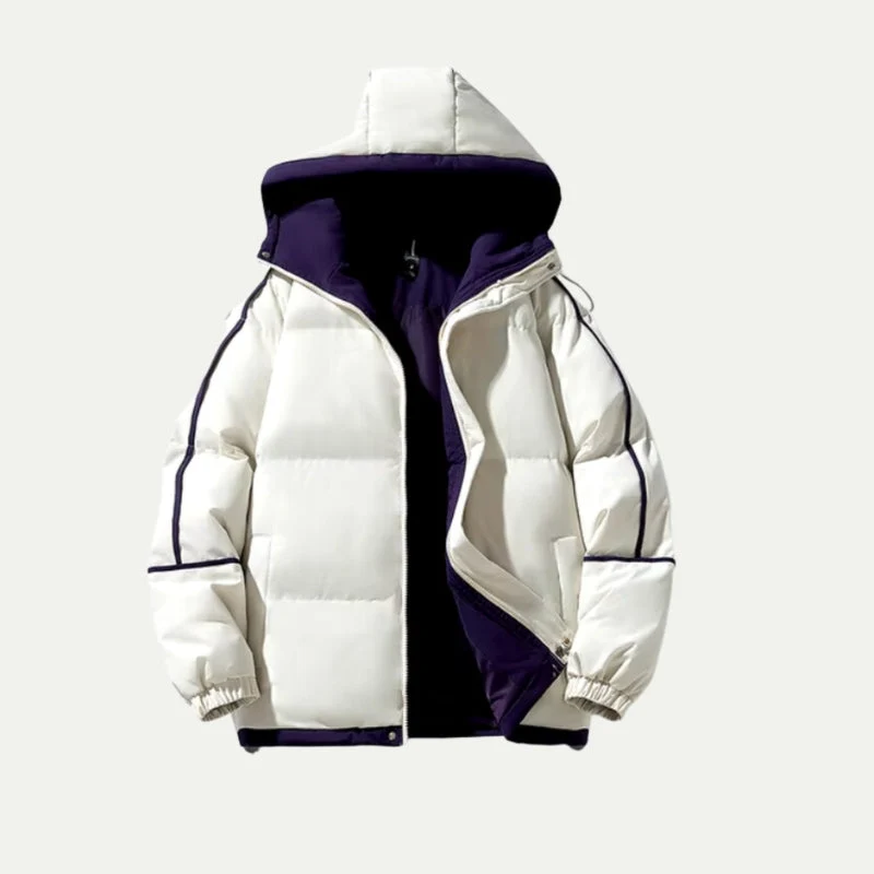 Veste à capuche épaissie pour hommes
