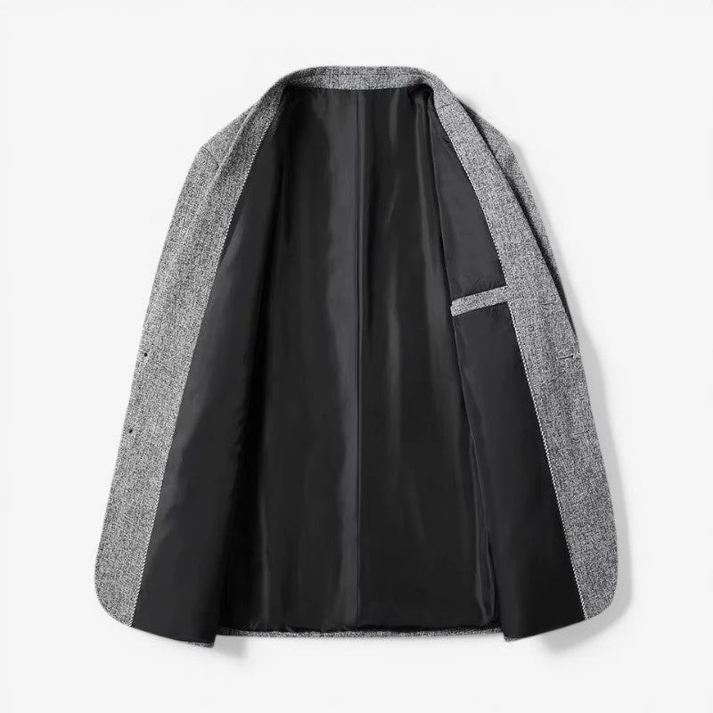Blazer slim manches longues pour hommes