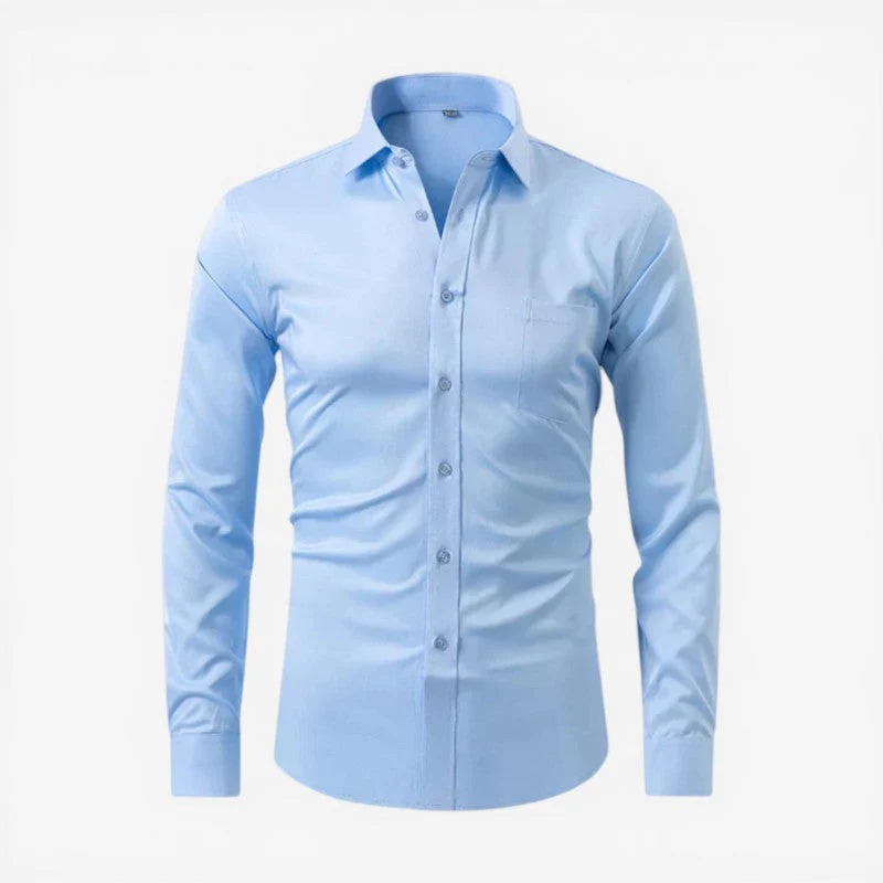 Chemise slim manches longues pour hommes