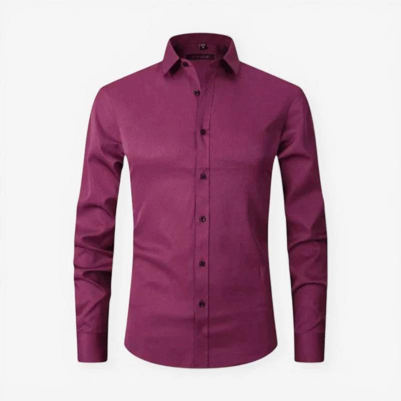 Chemise slim manches longues pour hommes