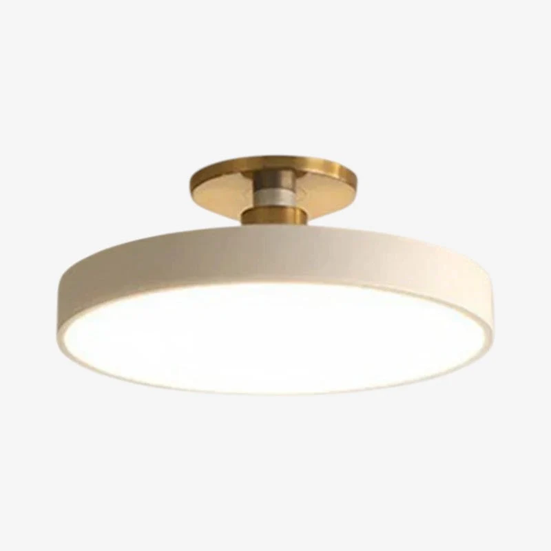 Plafonnier rond décoratif en métal