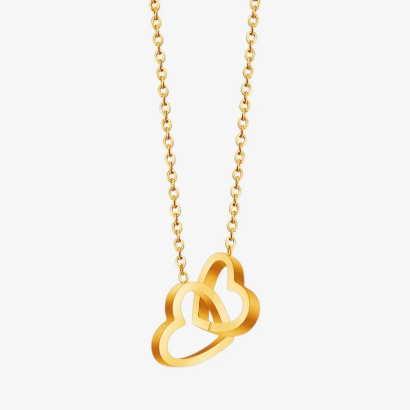 Cadeau Fête Des Mères | Boîte de roses avec collier pendentif en forme de cœur