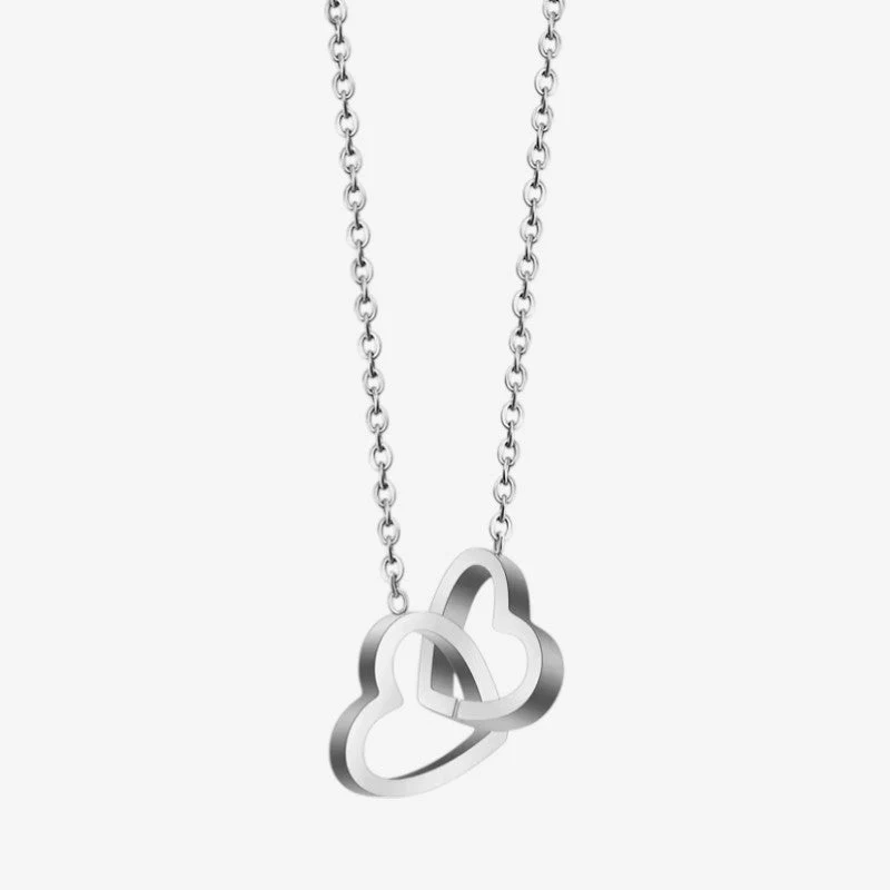 Cadeau Fête Des Mères | Boîte de roses avec collier pendentif en forme de cœur