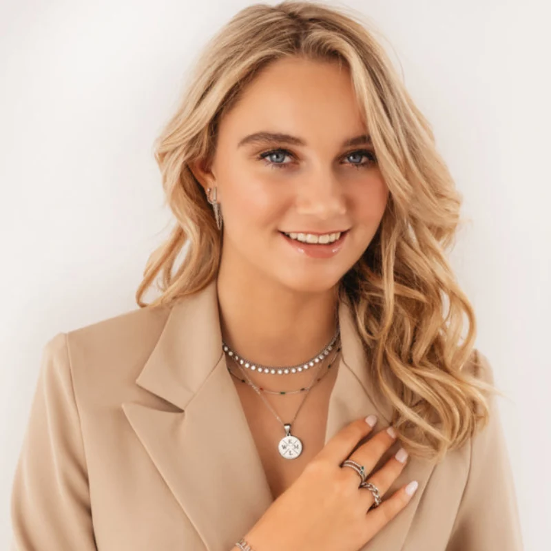Cadeau Fête Des Mères | Collier avec pendentif rond