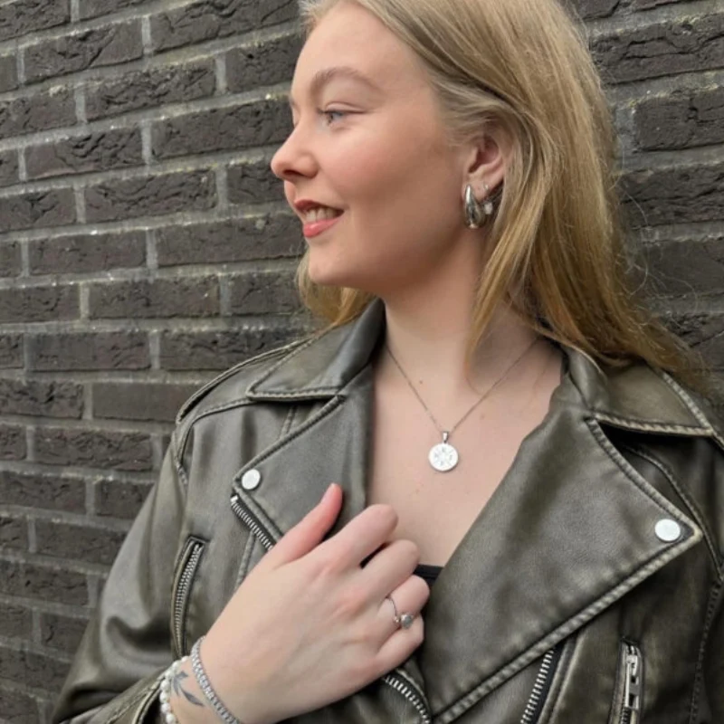 Cadeau Fête Des Mères | Collier avec pendentif rond