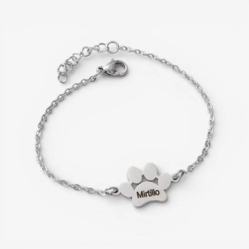 Cadeau Fête Des Mères | Bracelet pendentif patte avec design ajustable