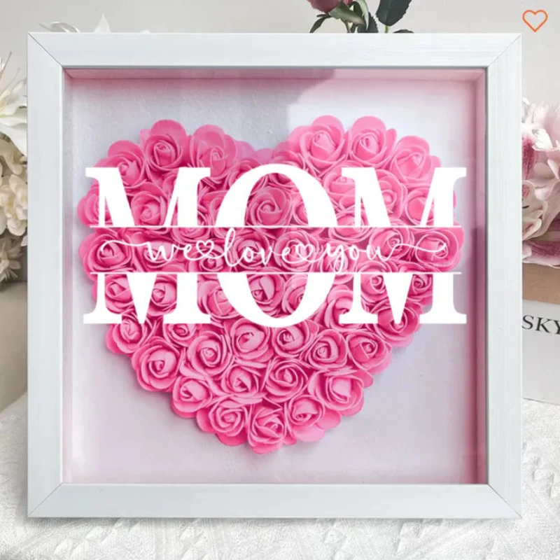 Cadeau Fête Des Mères | Boîte de fleurs inspirée du cœur