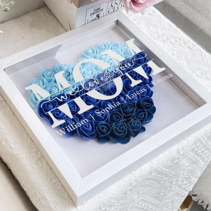 Cadeau Fête Des Mères | Boîte de fleurs inspirée du cœur