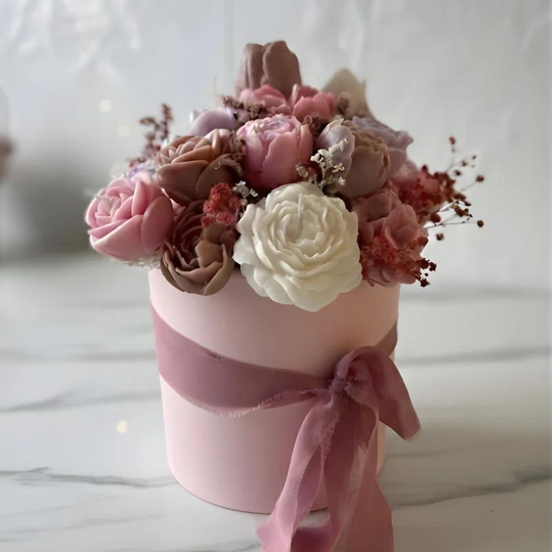 Cadeau Fête Des Mères | Bouquet de fleurs avec design portable