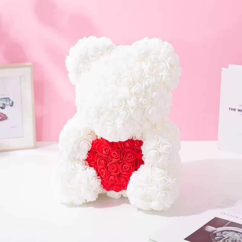 Cadeau Fête Des Mères | Ours en rose avec cœur
