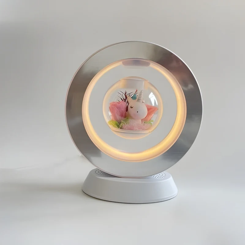 Cadeau Fête Des Mères | Lampe de bureau USB avec fleur flottante