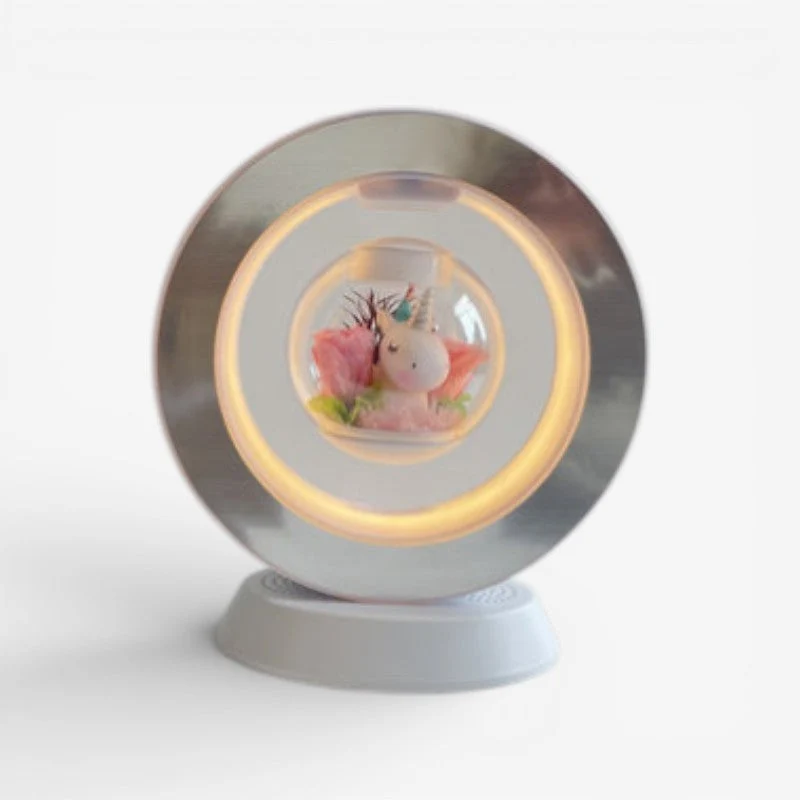 Cadeau Fête Des Mères | Lampe de bureau USB avec fleur flottante