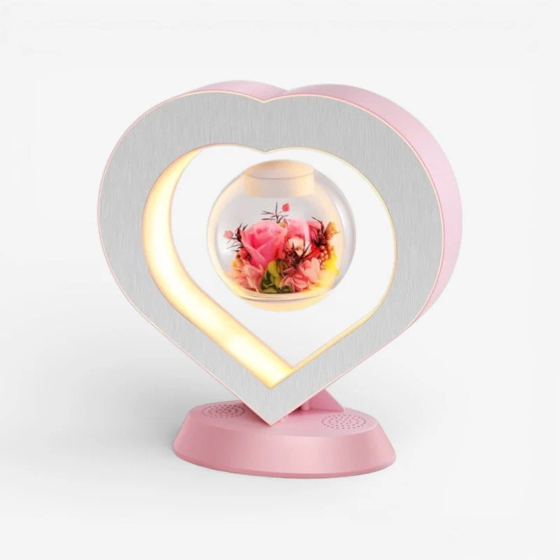 Cadeau Fête Des Mères | Lampe de bureau USB avec fleur flottante