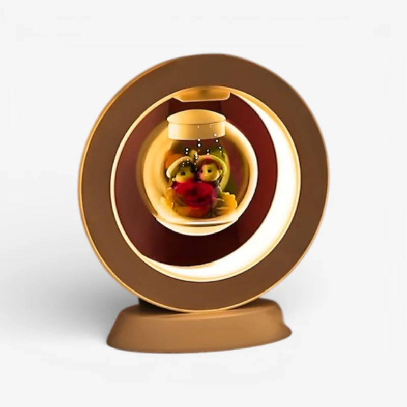 Cadeau Fête Des Mères | Lampe de bureau USB avec fleur flottante