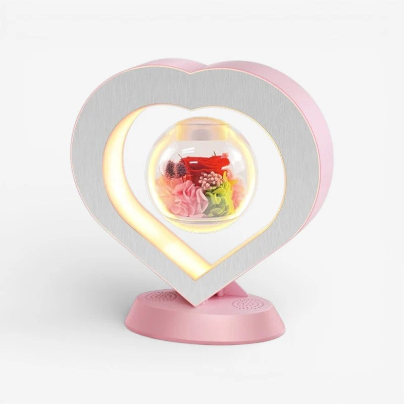 Cadeau Fête Des Mères | Lampe de bureau USB avec fleur flottante