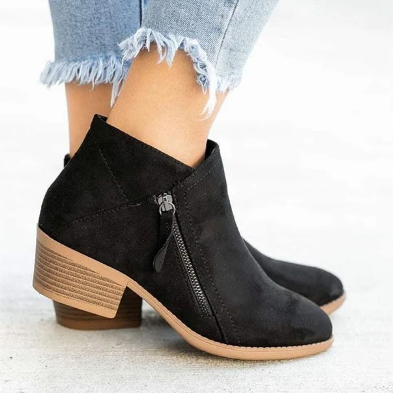 Bottines Frieda à bout pointu et semelle épaisse