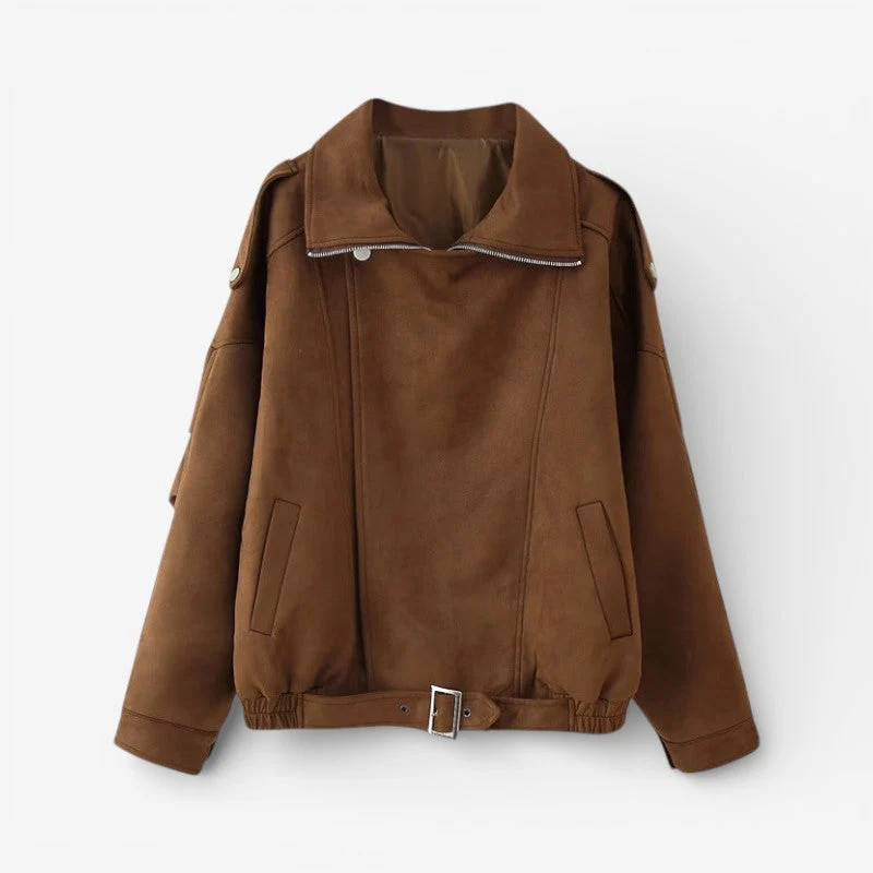 Sana – Veste zippée à manches longues avec poches latérales