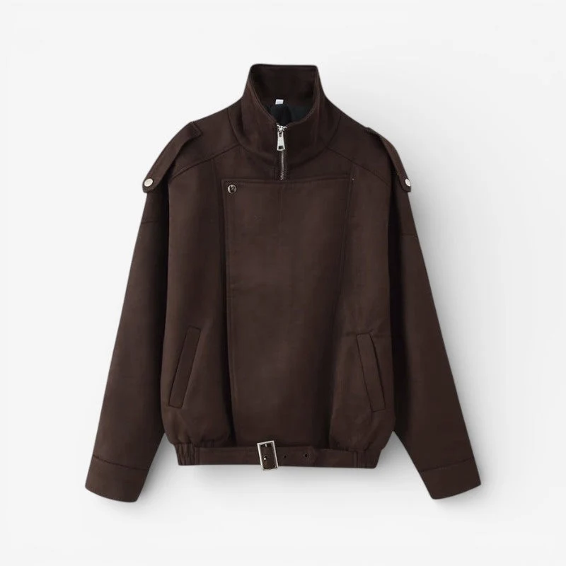 Sana – Veste zippée à manches longues avec poches latérales