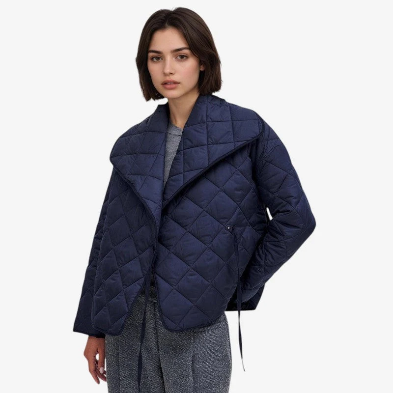 Areeba – Veste ouverte à manches longues et col repliable