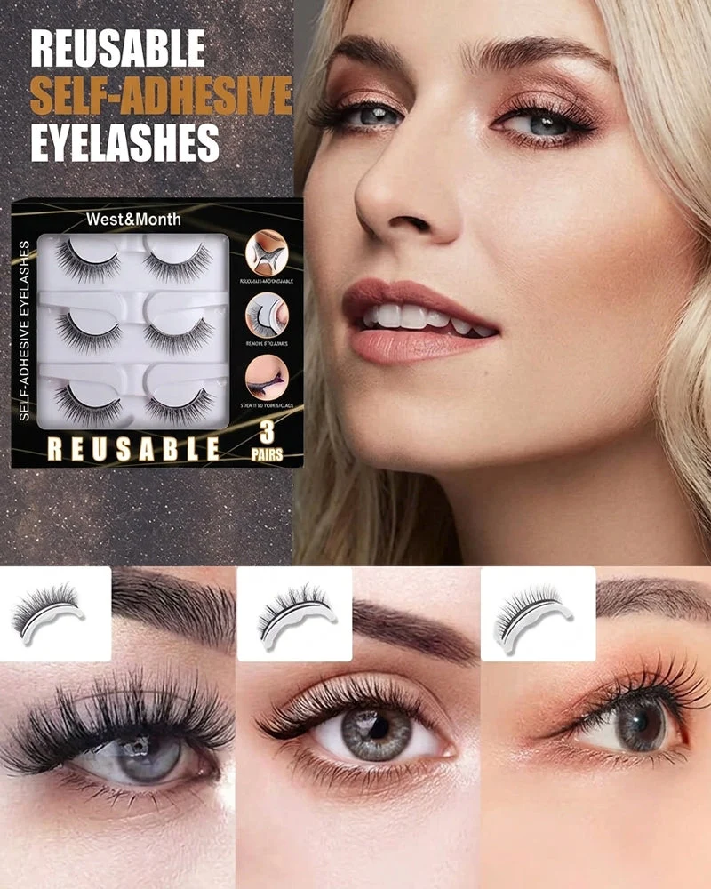 🥳2026 En Promo 🥳💞 Plus De 50.000 Vendus! 👁️✨ Des Faux Cils Auto-Adhésifs Réutilisables – Pas De Colle Nécessaire, Il Suffit De Les Appliquer Et C’est Parti. Boucle Naturelle, Réutilisables Et Faciles À Retirer. Un Véritable Gamechanger Dans La Beauté! 💕🌸