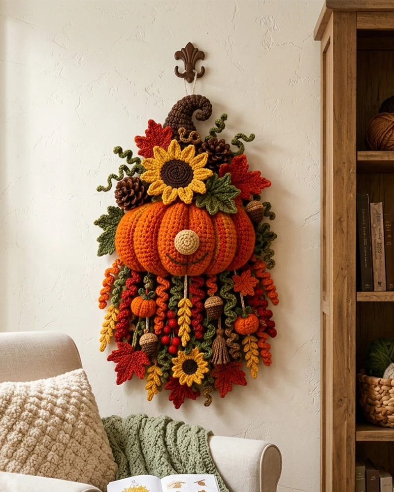Accroche-Porte DIY Saisonnier 3D Crochet Kit Collection