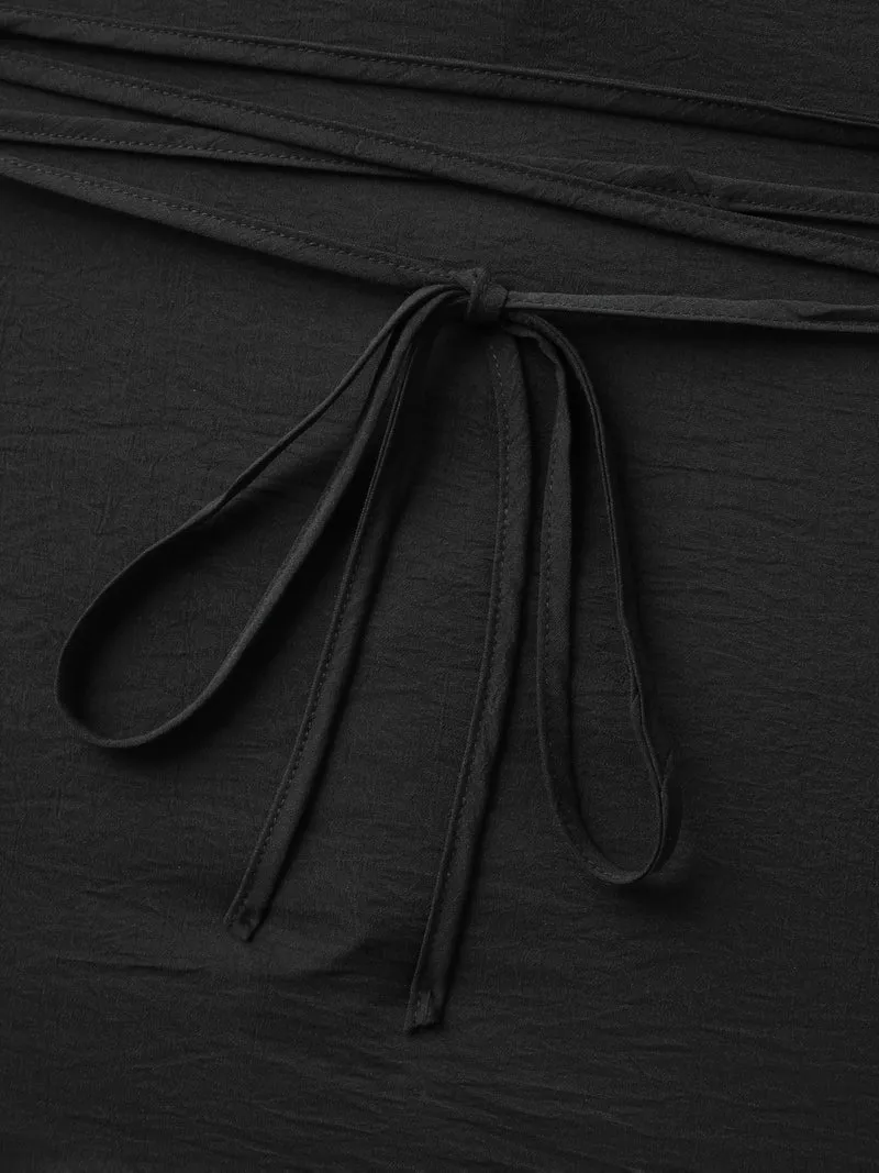Twist Front Button Placket Tank Top