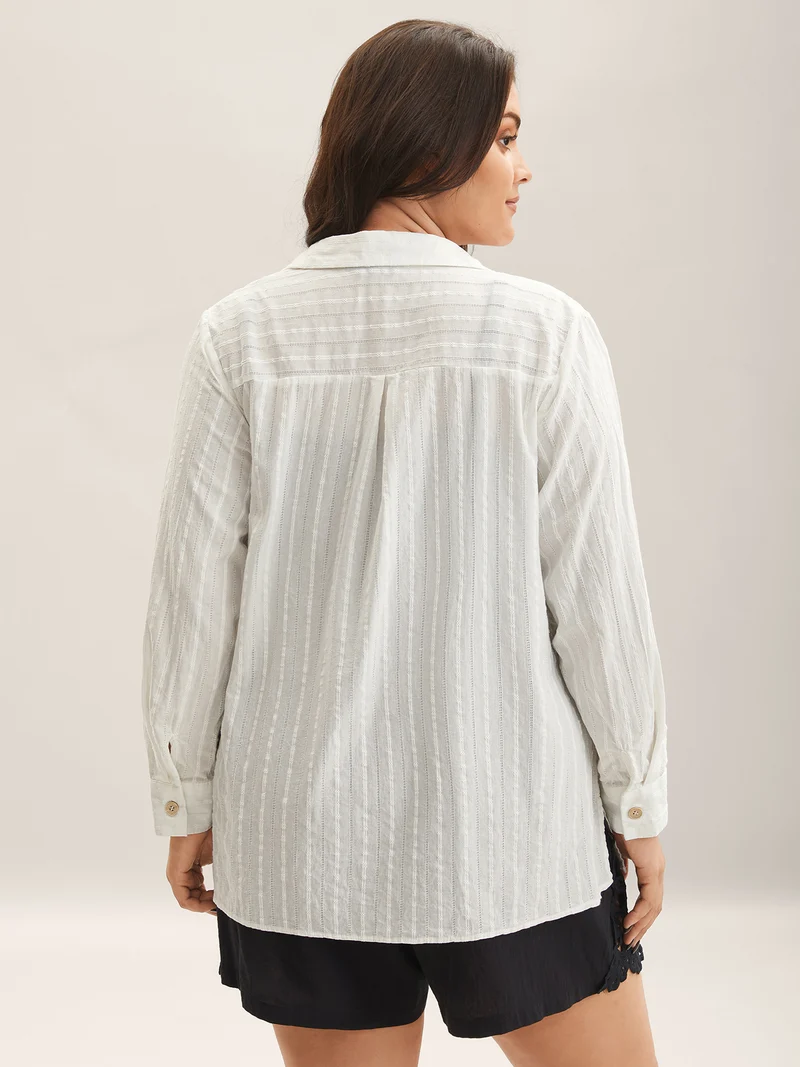 Pure Cotton Sheer Pocket Shirt