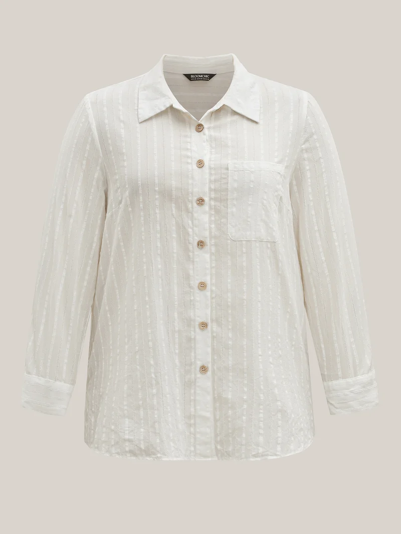 Pure Cotton Sheer Pocket Shirt