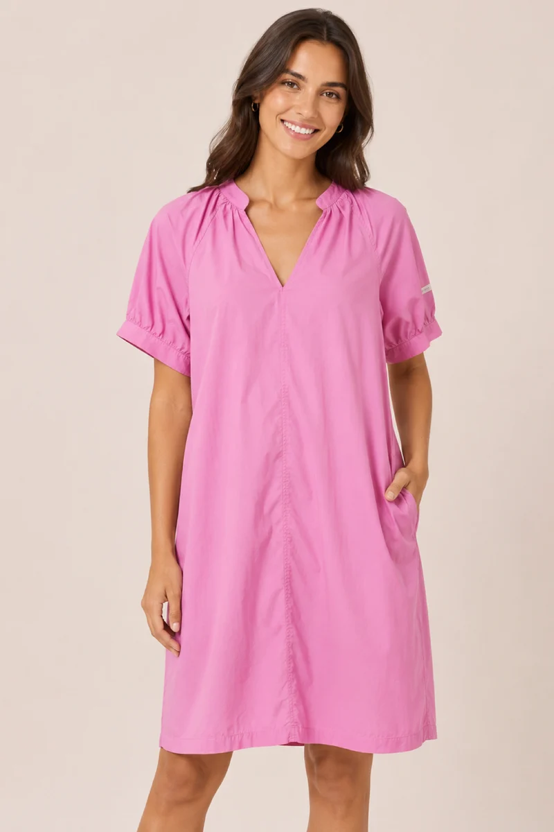 Robe d'été Louisa à manches bouffantes