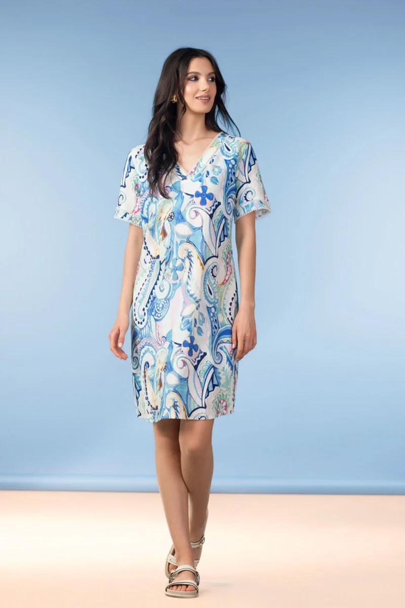 Robe motif fluide