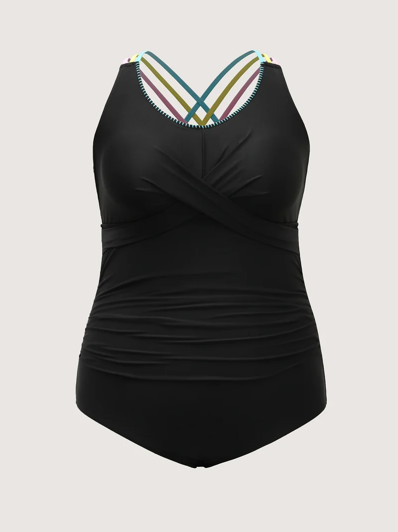 Twist Ruched Sculpted One-Piece Swimsuit