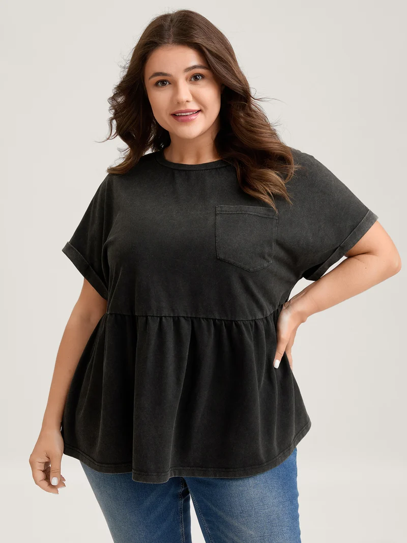 Vintage Pocket Babydoll T-Shirt
