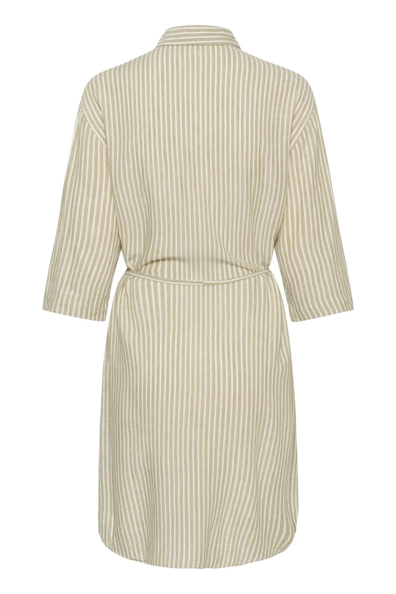 Robe chemise Milia à rayures avec ceinture