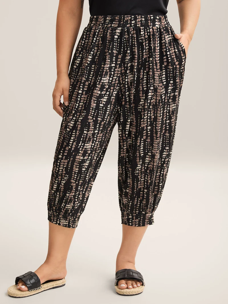 Tie-Dye Pull-On Jogger Pants