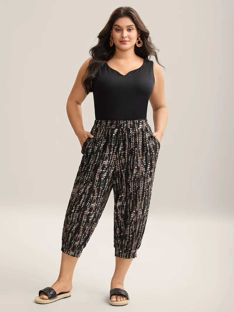 Tie-Dye Pull-On Jogger Pants