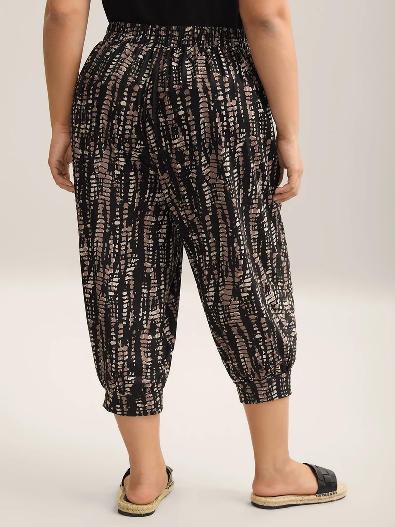 Tie-Dye Pull-On Jogger Pants